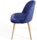 MIADOMODO  Étkezőszék garnitúra bársony királykék 2 db