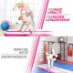 PHYSIONICS Felfújható tornaszőnyeg 3 m pink