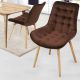MIADOMODO Étkezőszék készlet 2db barna