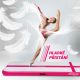Felfújható tornaszőnyeg PHYSIONICS Pink 400 x 100 cm