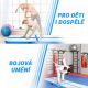 PHYSIONICS Felfújható tornaszőnyeg Airtrack kék 800 cm