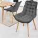 MIADOMODO Étkezőszék készlet 2x Szürke