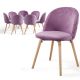 MIADOMODO Étkezőszék készlet 8x Lila