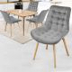 MIADOMODO Étkezőszék készlet 4x Szürke