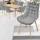 MIADOMODO Étkezőszék készlet 6x Szürke