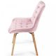MIADOMODO Étkezőszék készlet 4x rózsaszín