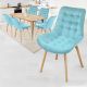 MIADOMODO Étkezőszék készlet 6 db türkiz
