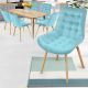 MIADOMODO Étkezőszék készlet 6 db türkiz