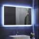AQUAMARIN Fürdőszobatükör LED SP06 80 x 60 cm 28 W