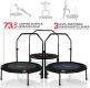 PHYSIONICS Fitness trambulin 101 cm 150 kg-ig kék