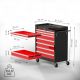 Szerszám kocsi 7 fiókos zárral 61 x 77 cm