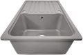 AQUAMARIN Gránit konyhai mosogató 76 x 46 cm szürke