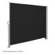 JAGO Behúzható oldalfal 160 x 300 cm fekete