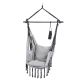 MIADOMODO Függő hintaszék kintre-bentre szürke
