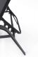 ROJAPLAST Kerti nyugágy fémből ZWC-52 Fekete 188 cm