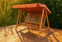 Kerti hintaszék 3 személyes  fenyőfa 192 cm