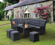 ROJAPLAST Kerti rattan bútor készlet HOUSTON