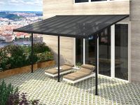 ROJAPLAST Napellenző pergola BRUCE J Szürke 618 x 305 cm