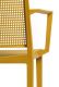ROJAPLAST Szék GRID ARMCHAIR 81 x 57 x 56 cm mustársárga