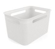 ROTHO Tárolódoboz BRISEN 16 L műanyag fehér