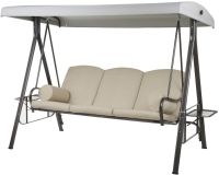 ROJAPLAST Kerti hinta fém SALERNO bézs