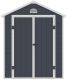 Tároló ház AVE E 226 x 280 x 190 cm sötétszürke